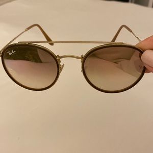 Rayban Round Double Bridge Sunglasses